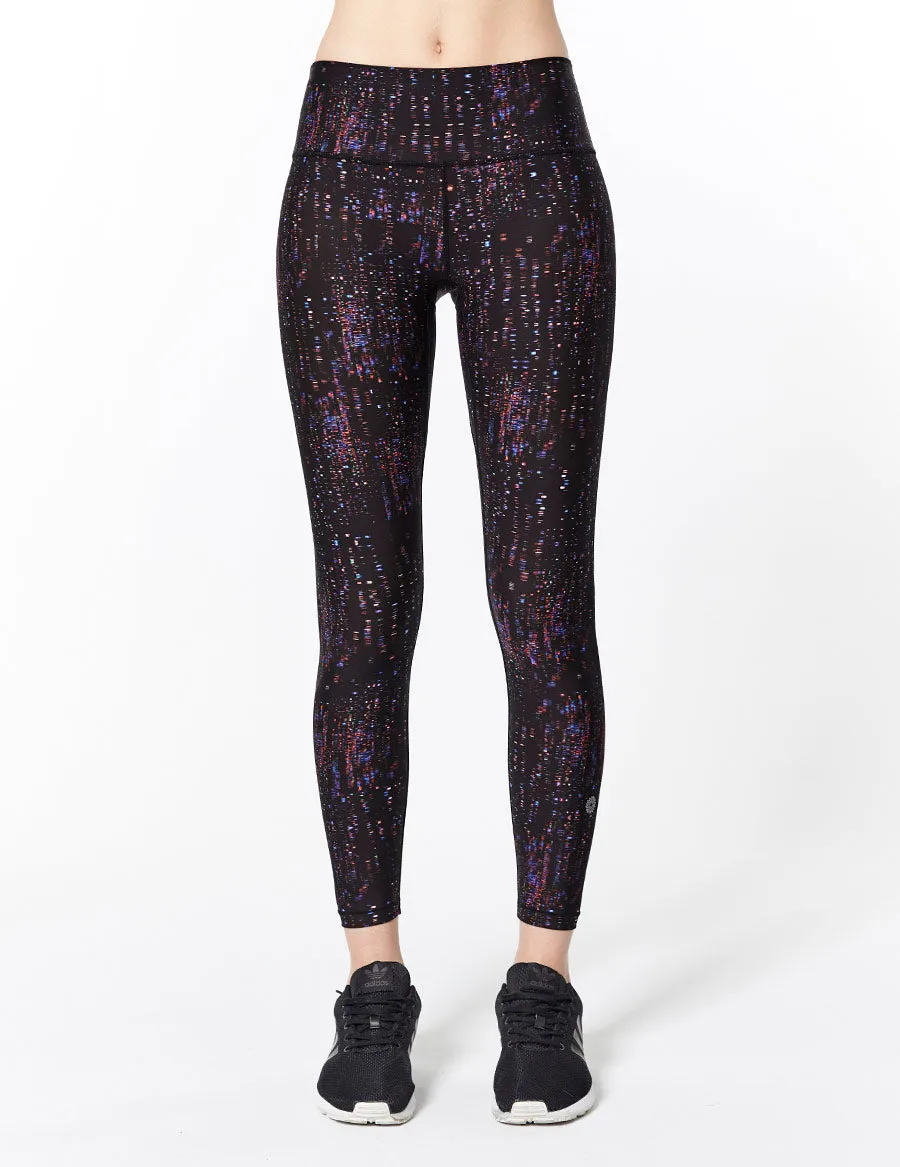 easyoga LESPIRO Glossy Slim Tights1 - F36 Sonar Violet Deep