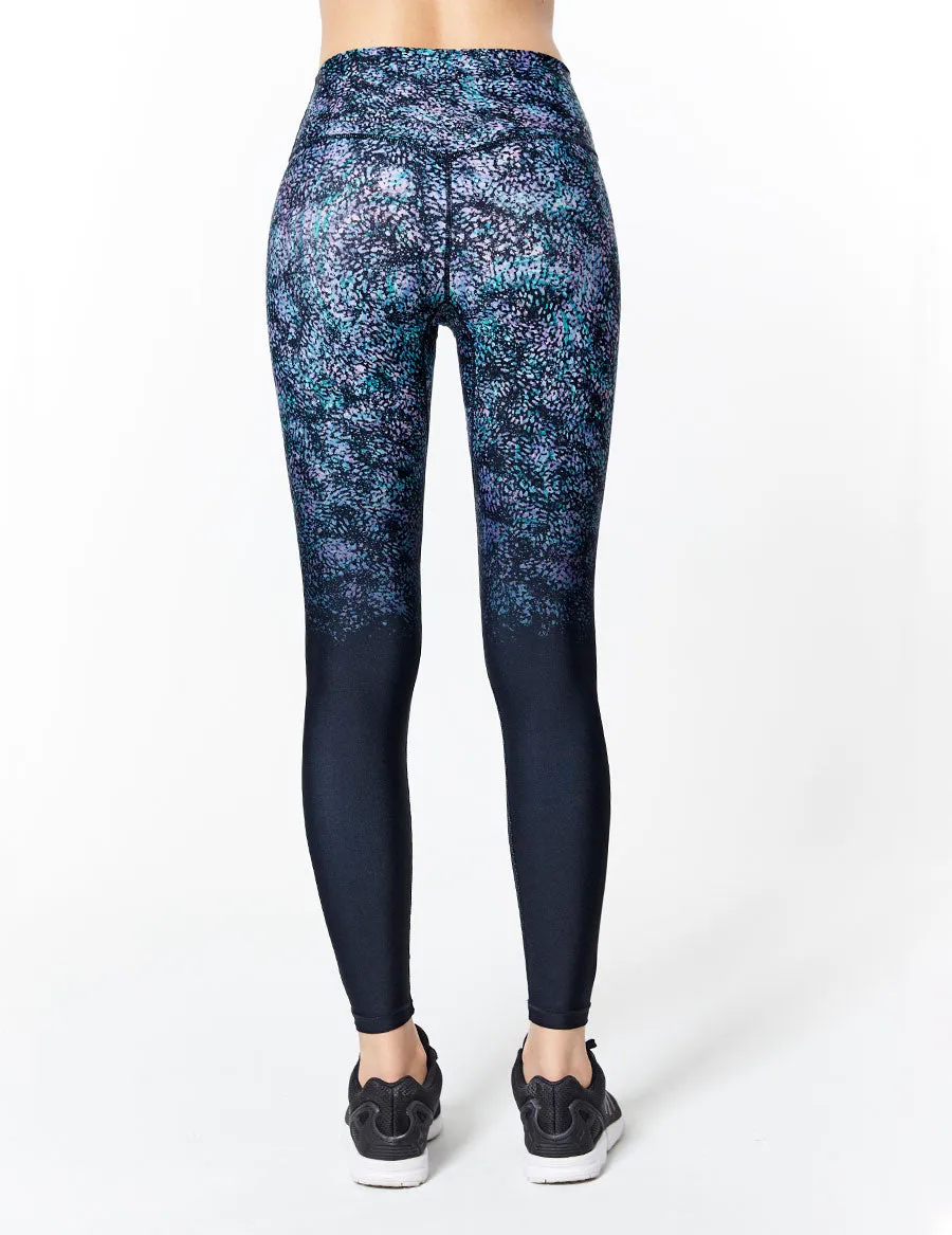 easyoga LESPIRO Glossy Slim Tights1 - F95 Time River