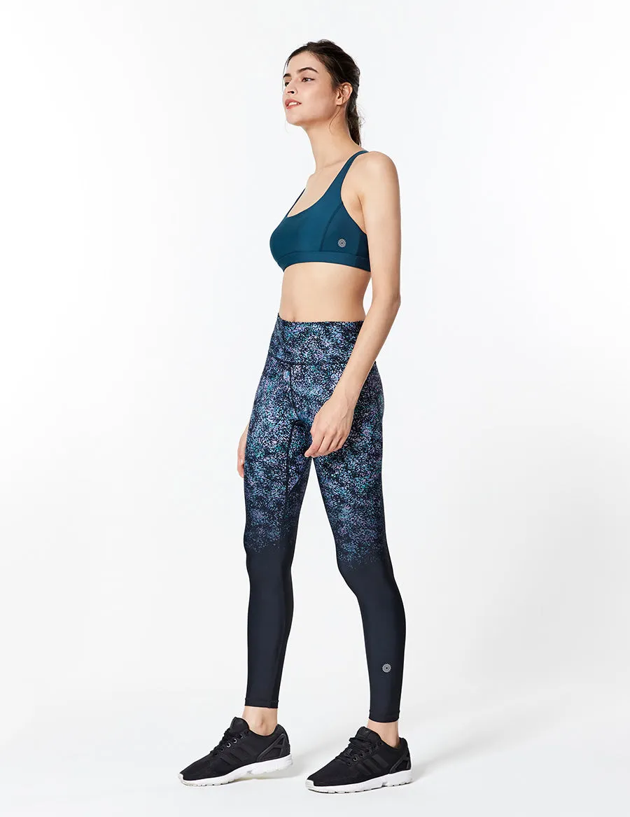 easyoga LESPIRO Glossy Slim Tights1 - F95 Time River