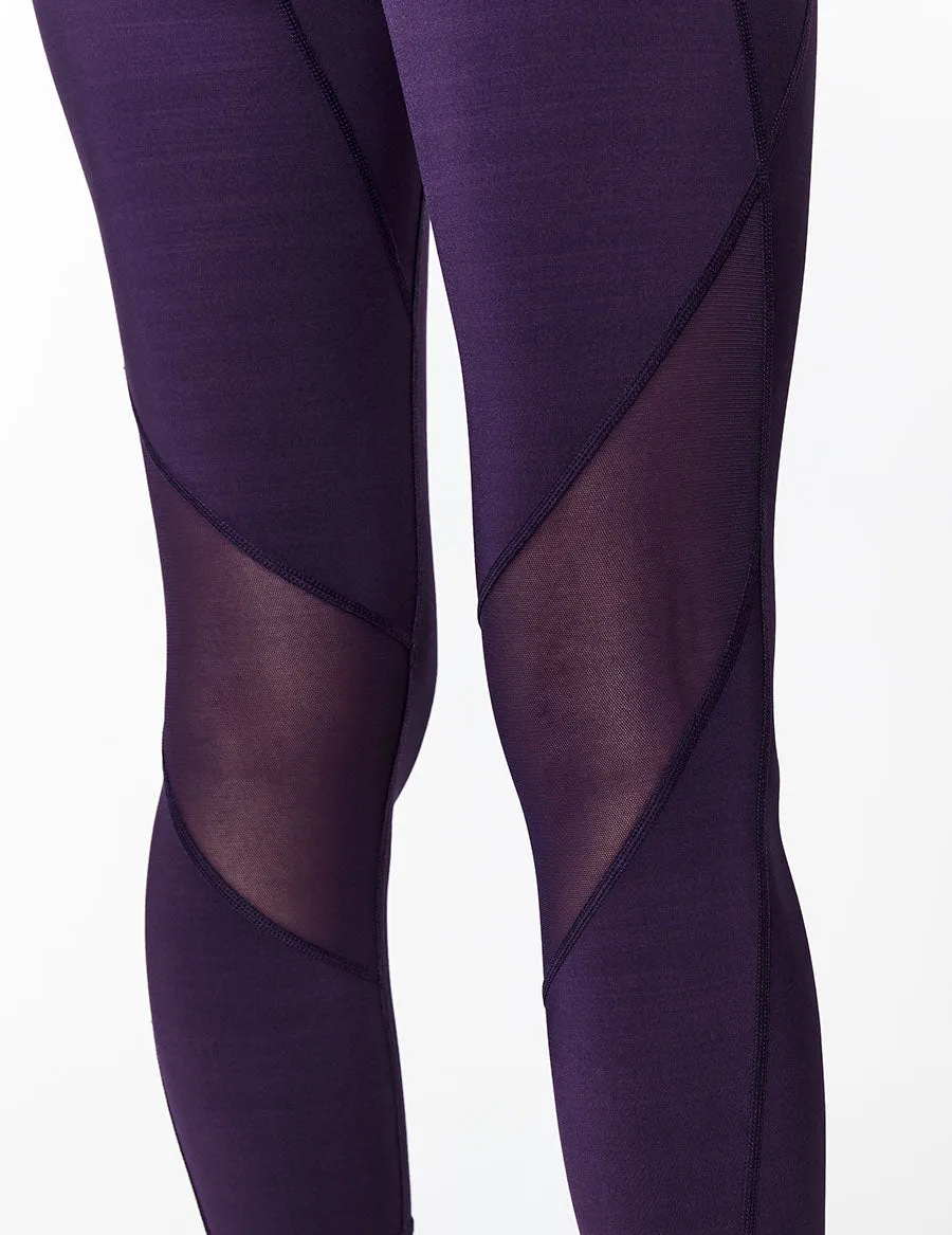 easyoga LESPIRO Move Up Cropped Tights - P15 Velvet Grape