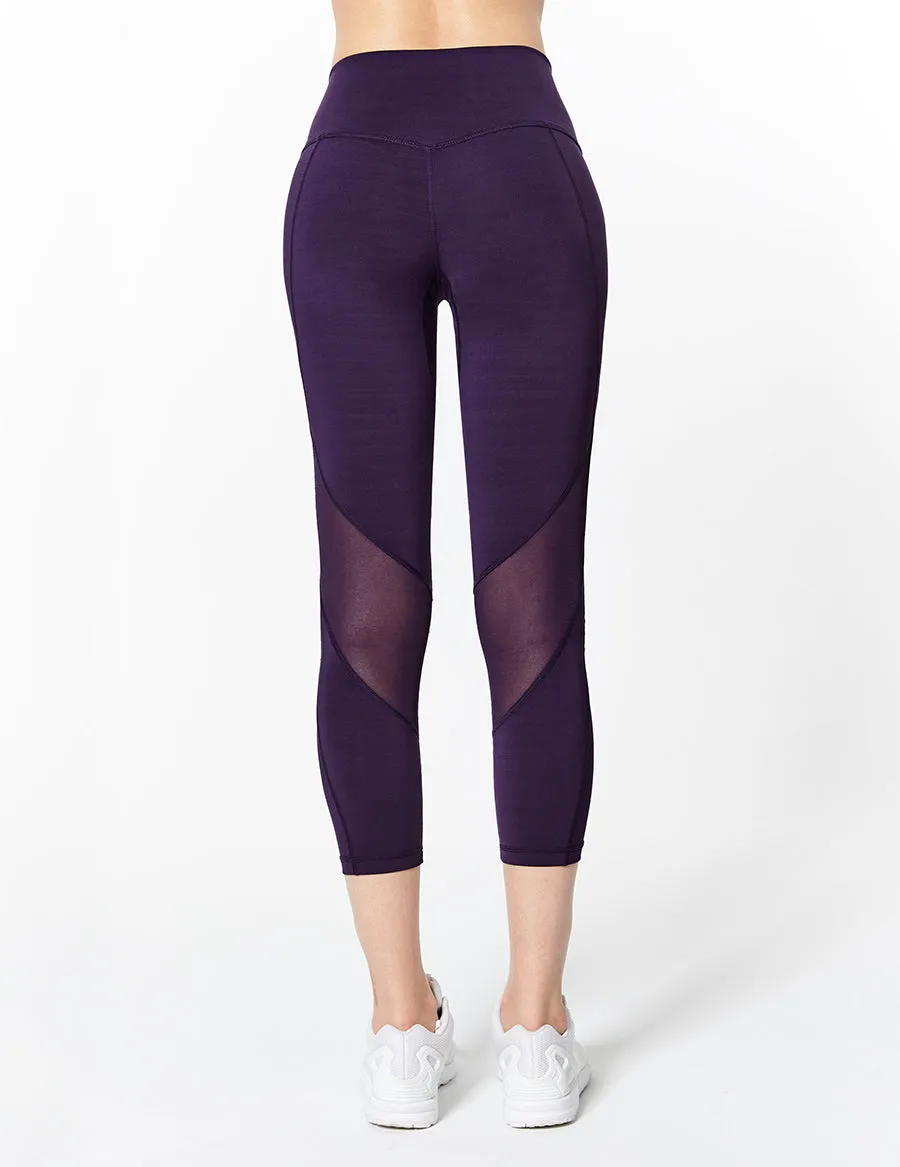 easyoga LESPIRO Move Up Cropped Tights - P15 Velvet Grape