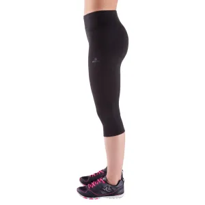 Energy Women's Fitness Cropped Bottoms with Colour-Contrast Waistband