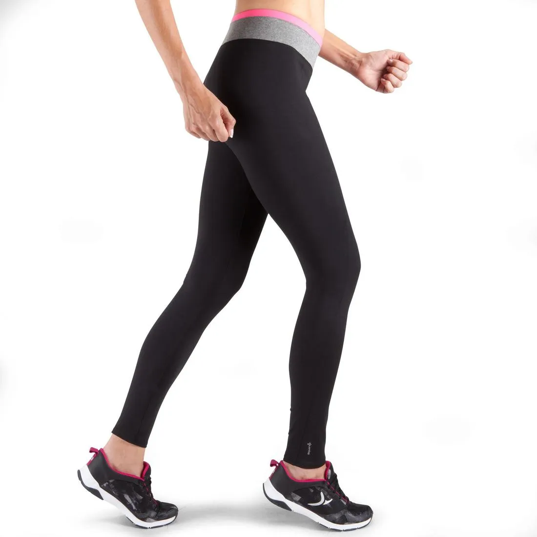 Energy Women's Fitness Leggings -  with / Contrast Waistband