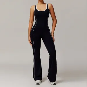Euro-America Hollow Back Jumpsuit
