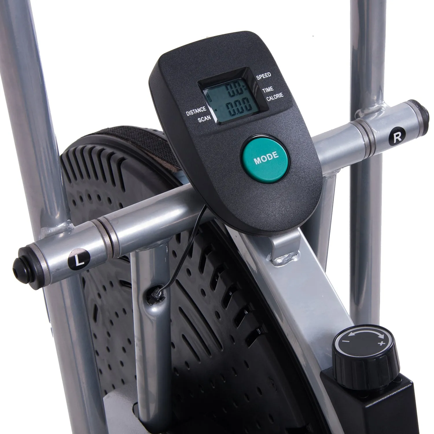 Exercise Upright Stationary Fan Bike W/ Updated Softer & Adjustable Seat
