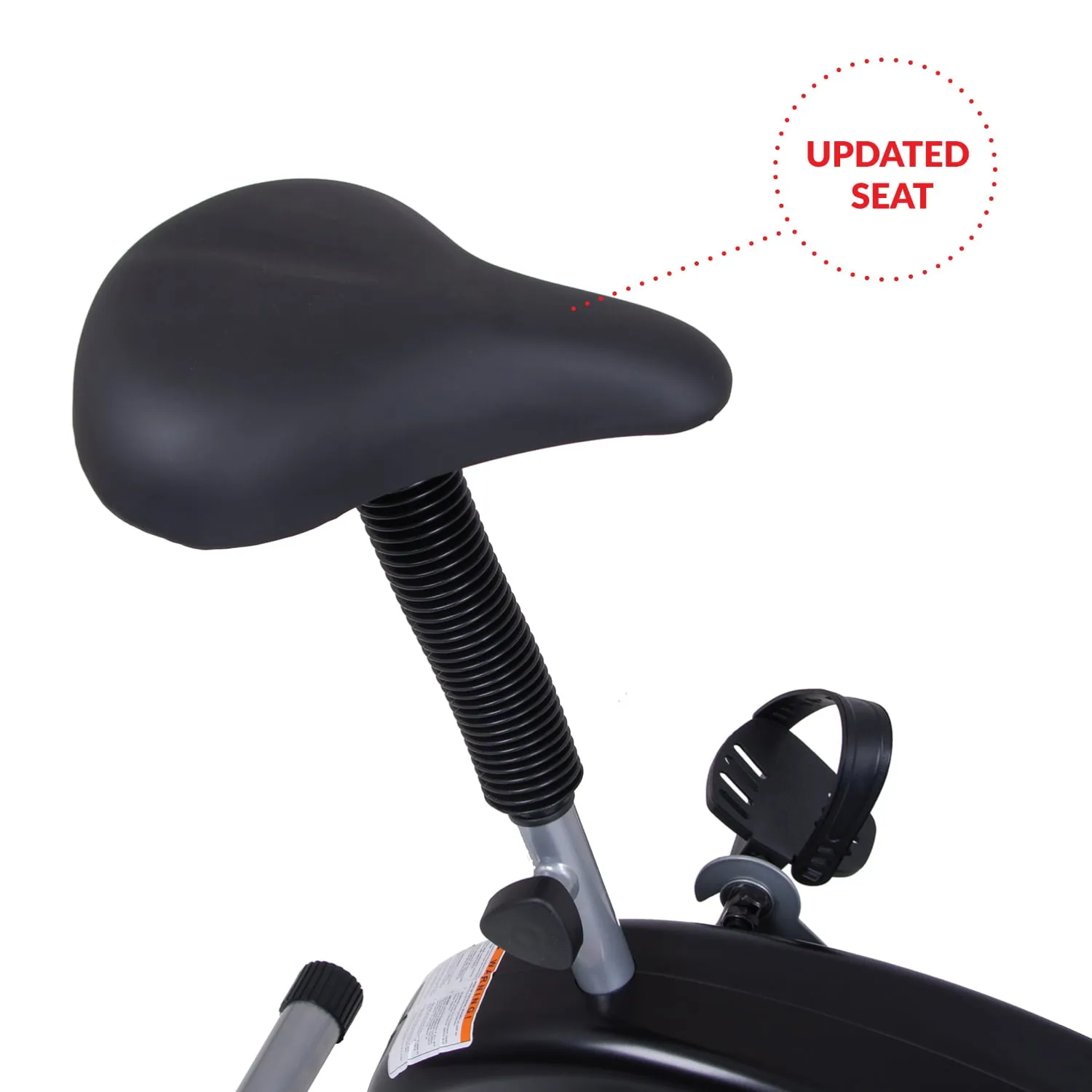 Exercise Upright Stationary Fan Bike W/ Updated Softer & Adjustable Seat