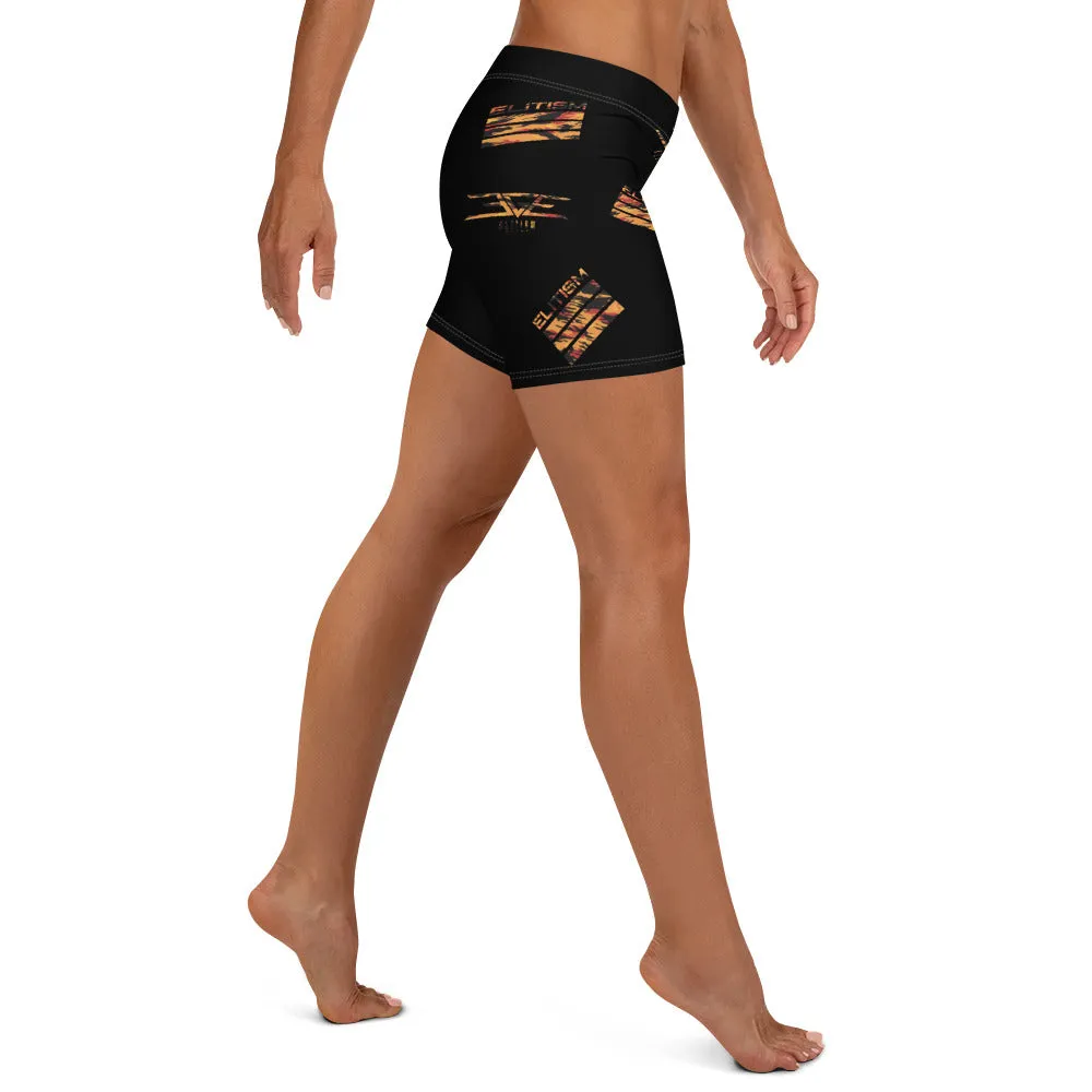 Fire Camo / Black Shorts