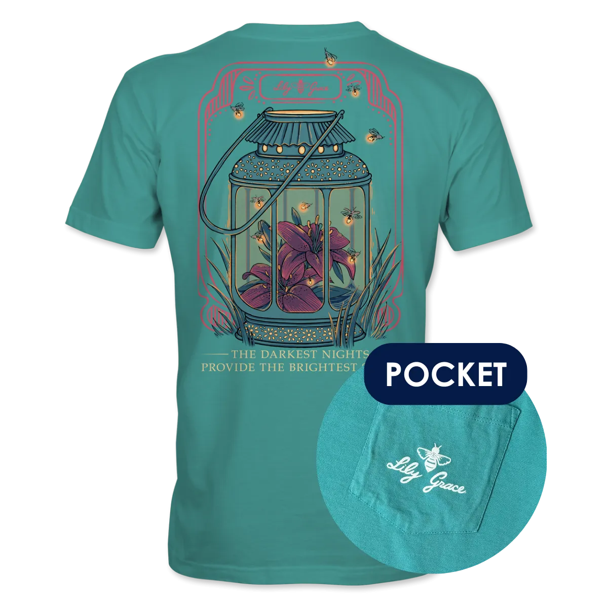 Fireflies- Lilies and Lantern T-Shirt