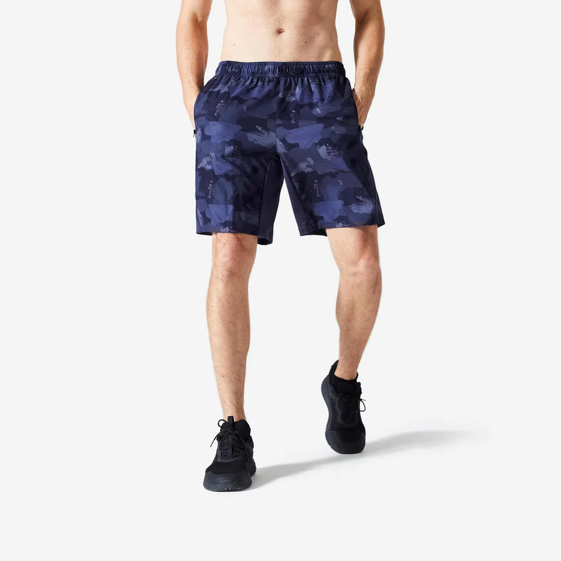 Fitness Shorts with Zip Pockets