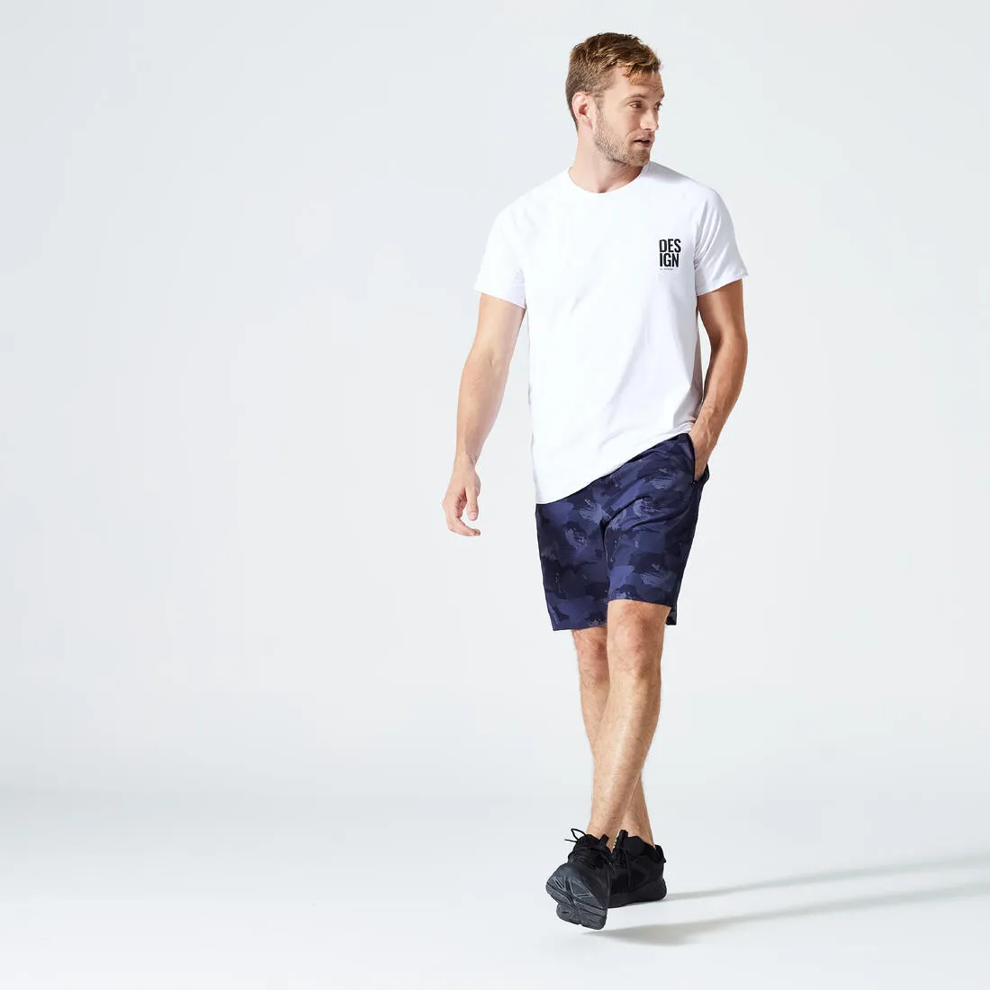 Fitness Shorts with Zip Pockets