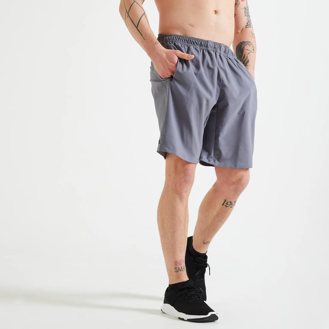 Fitness Shorts with Zip Pockets