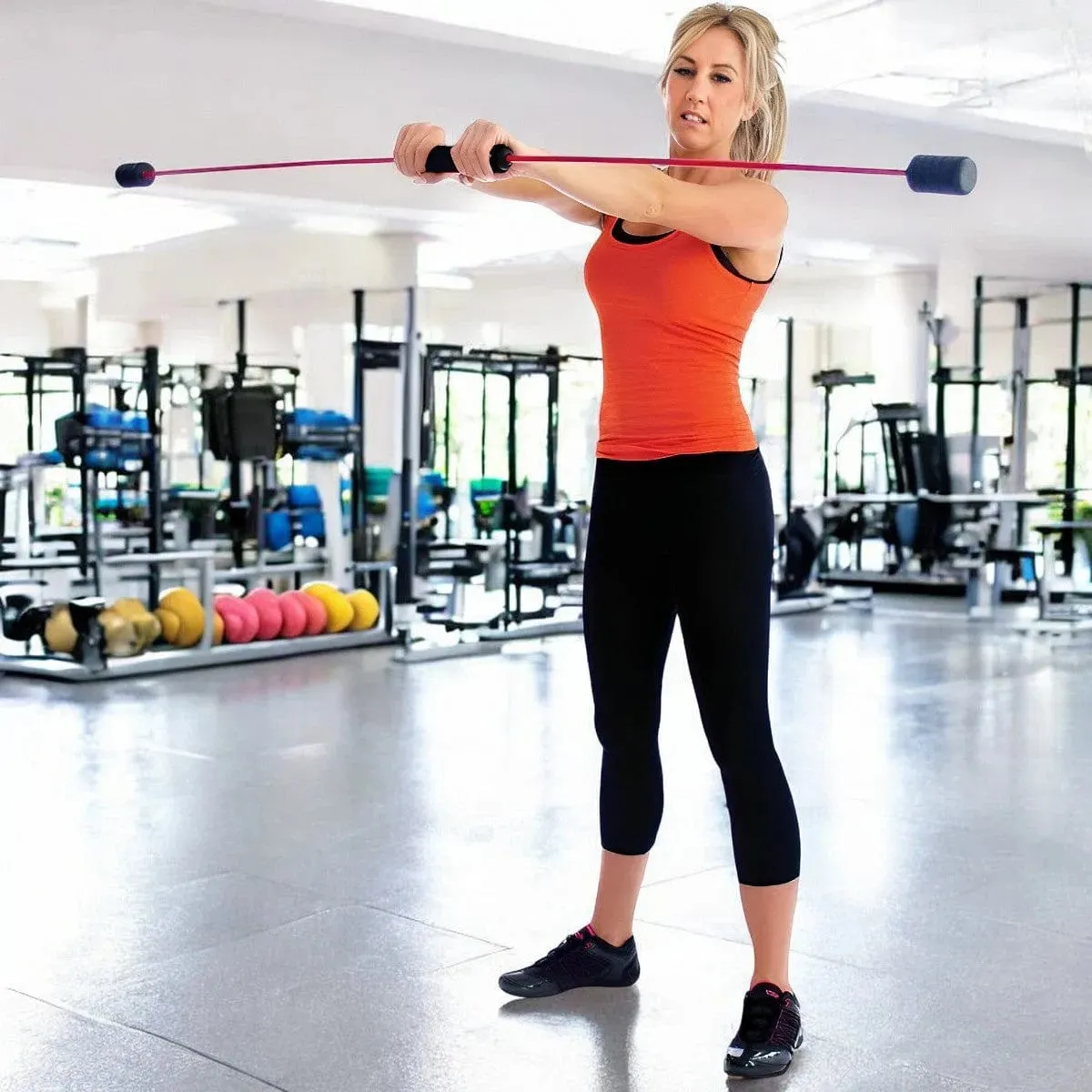 Flexibar Exercise Stick High-Frequency Vibration Pole for Fitness Workout Yoga & Zumba