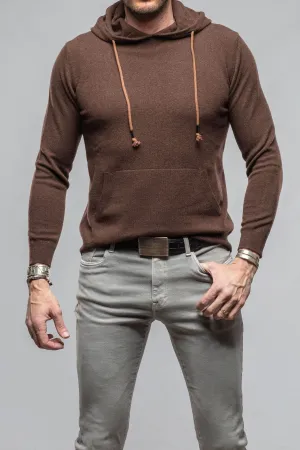 Florio II Cashmere Hoodie In Chocolate