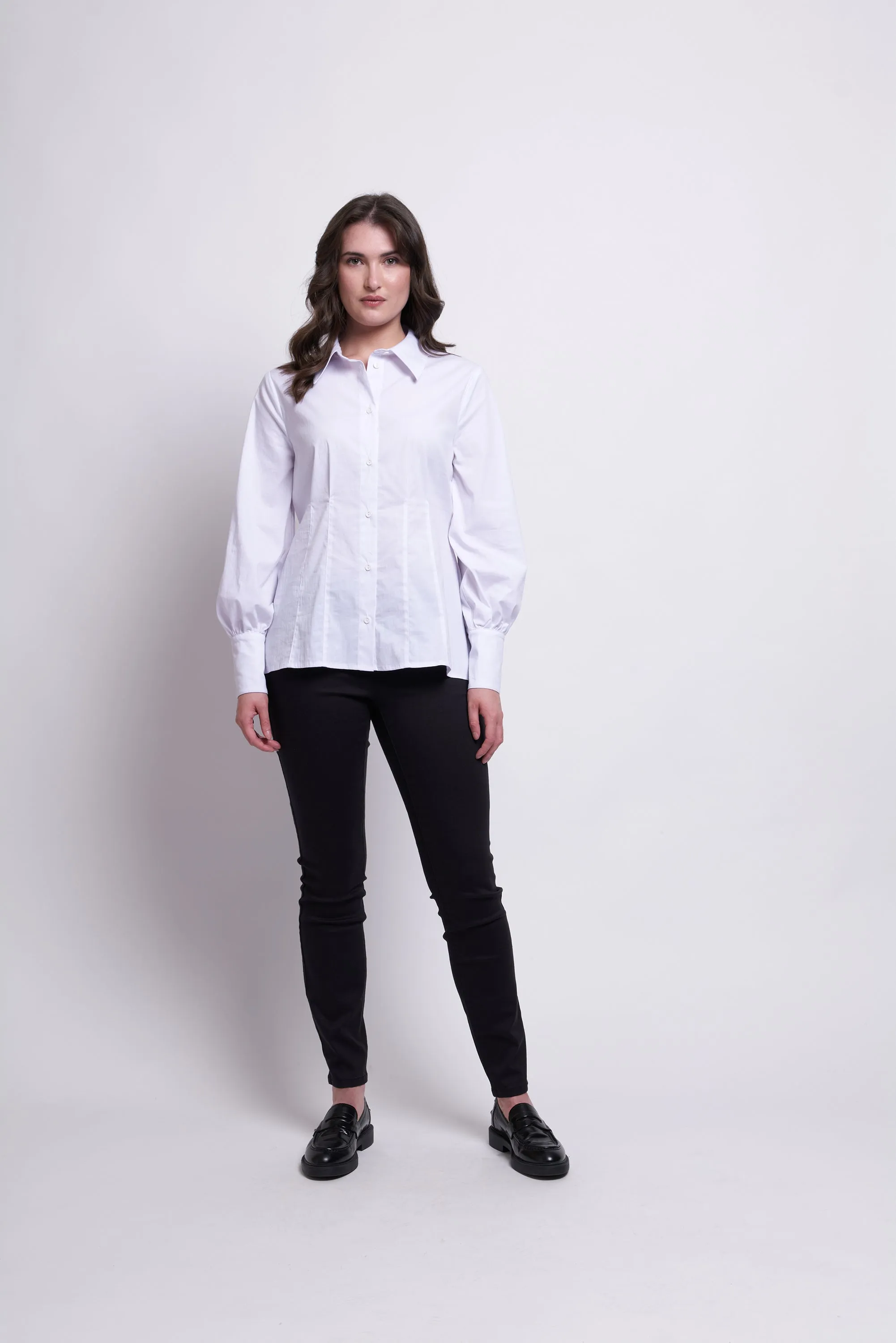 Foil white shirt