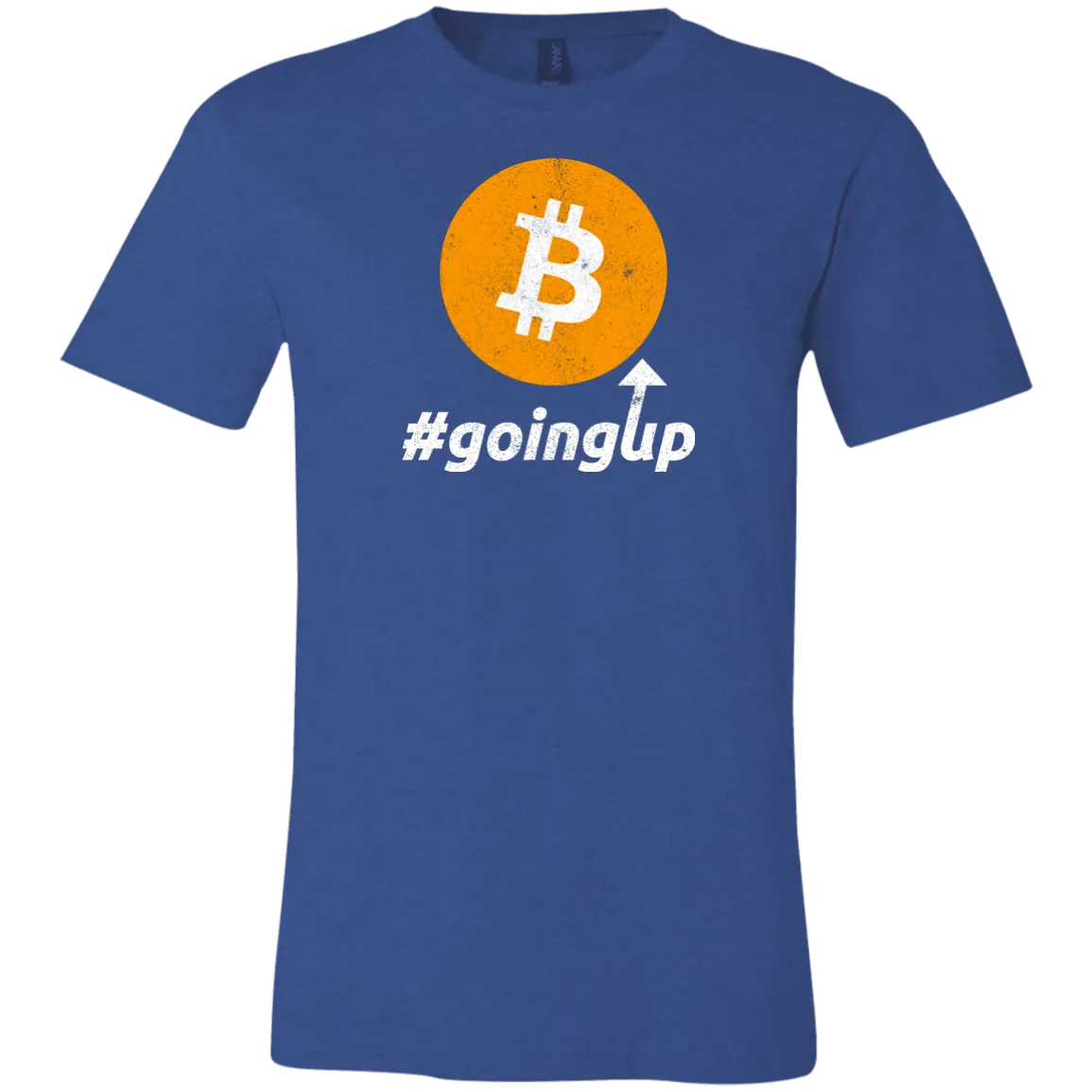 Funny Bitcoin BTC Going Up Cryptocurrency Investing Unisex Jersey Short-Sleeve T-Shirt