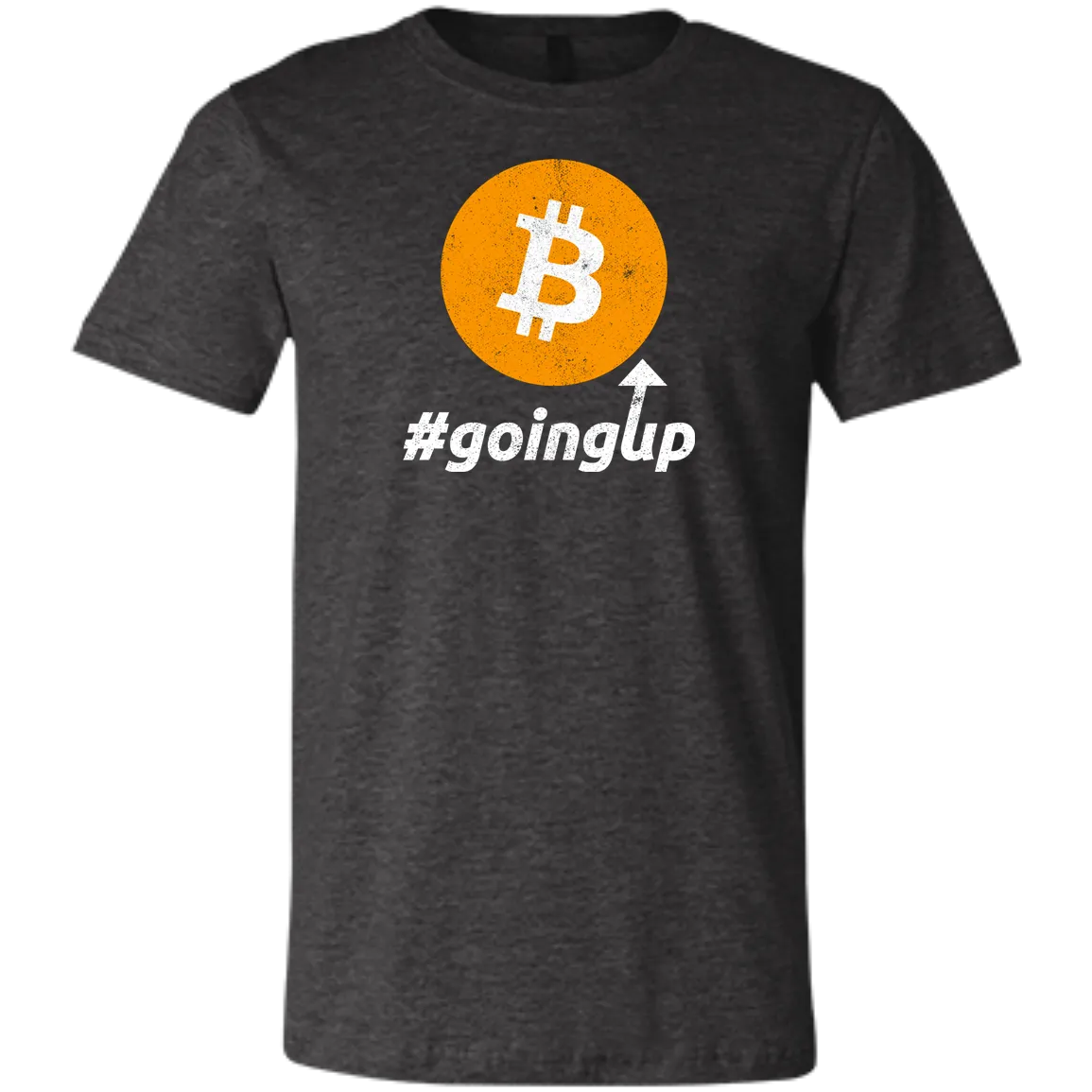 Funny Bitcoin BTC Going Up Cryptocurrency Investing Unisex Jersey Short-Sleeve T-Shirt