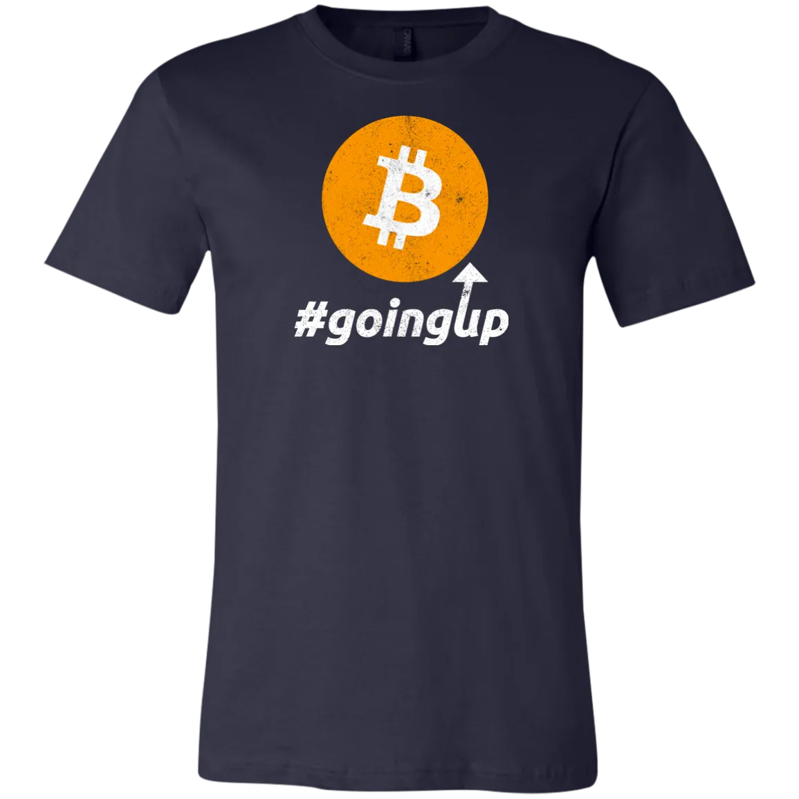 Funny Bitcoin BTC Going Up Cryptocurrency Investing Unisex Jersey Short-Sleeve T-Shirt