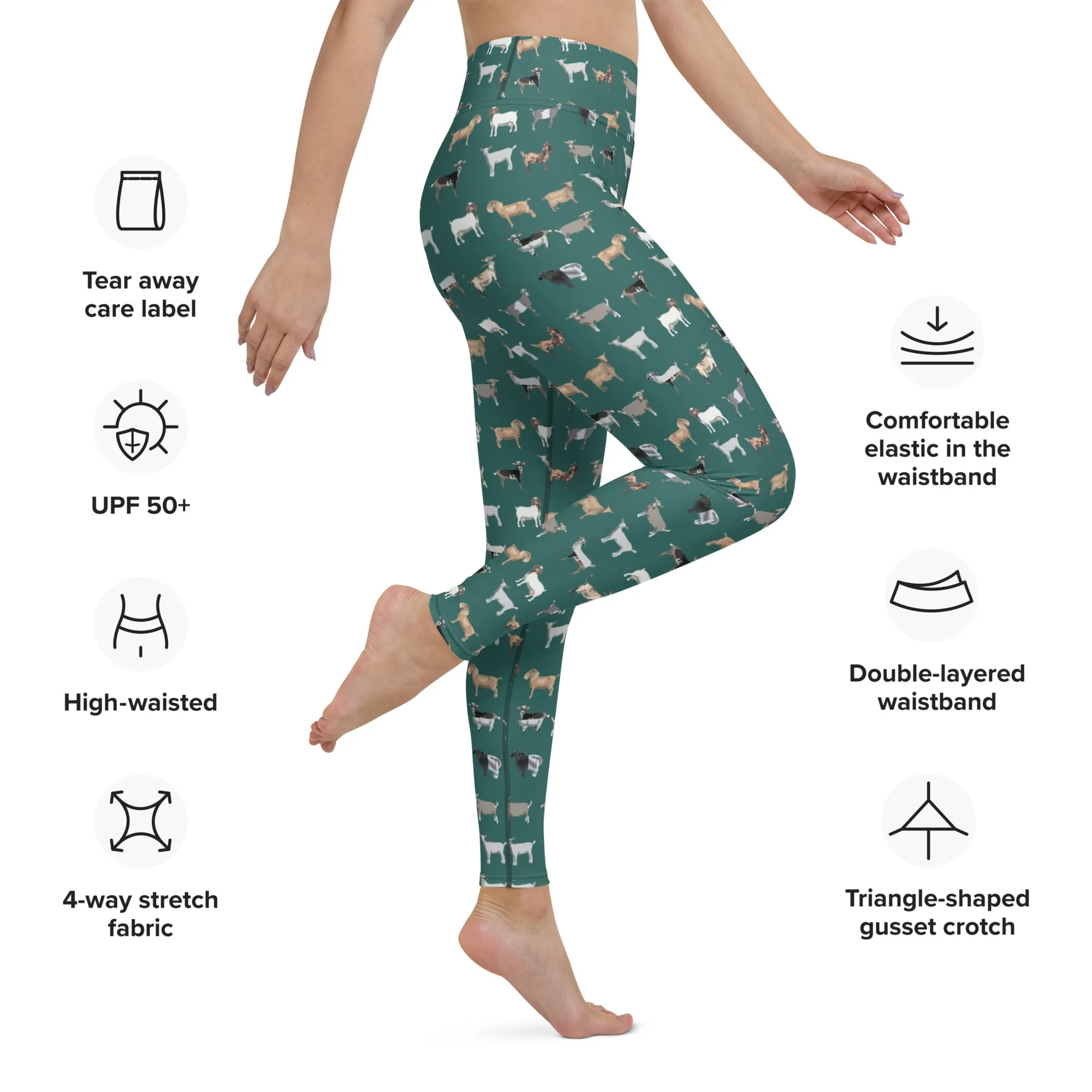 Goat Yoga Leggings – Comfortable, Stretchy & Perfect for Every Pose