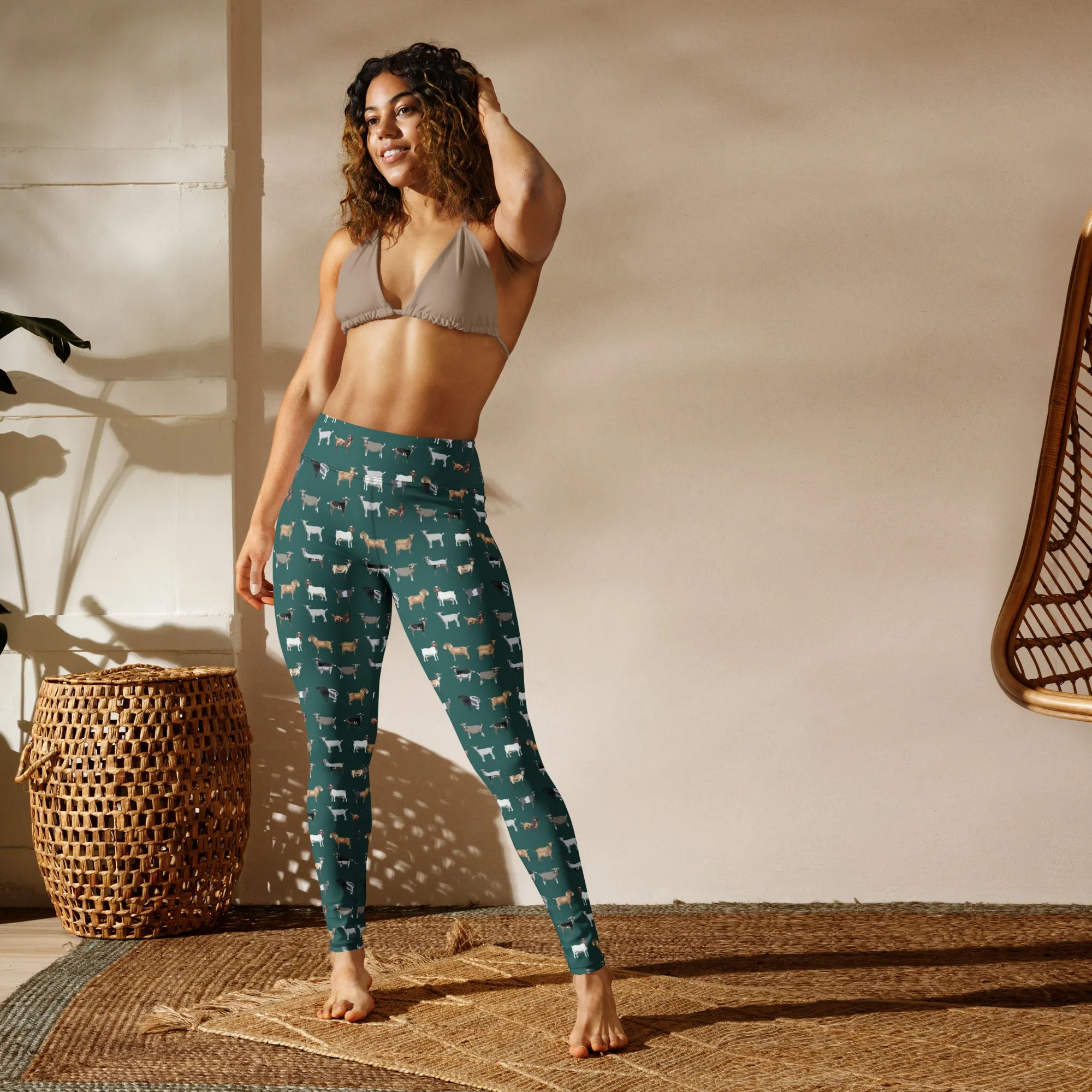 Goat Yoga Leggings – Comfortable, Stretchy & Perfect for Every Pose