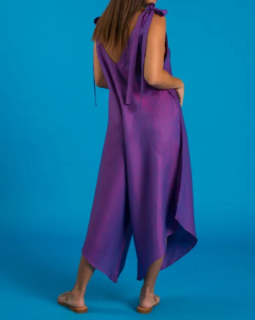 Granadina Linen Jumper - Violet