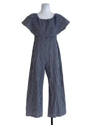 Grey Striped Jumpsuits TEM