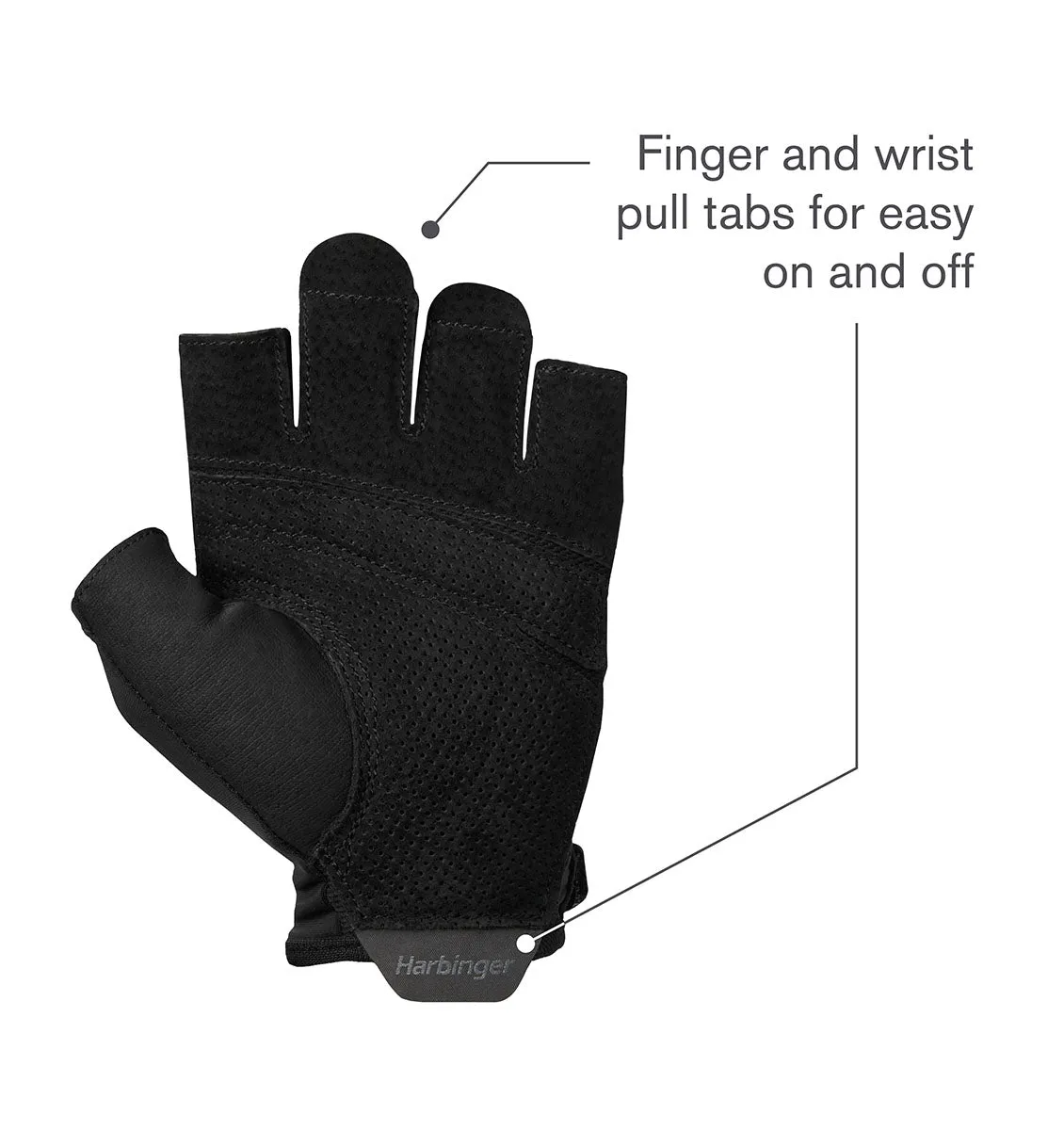 Harbinger Pro Weight Lifting Gloves 2.0 - Black