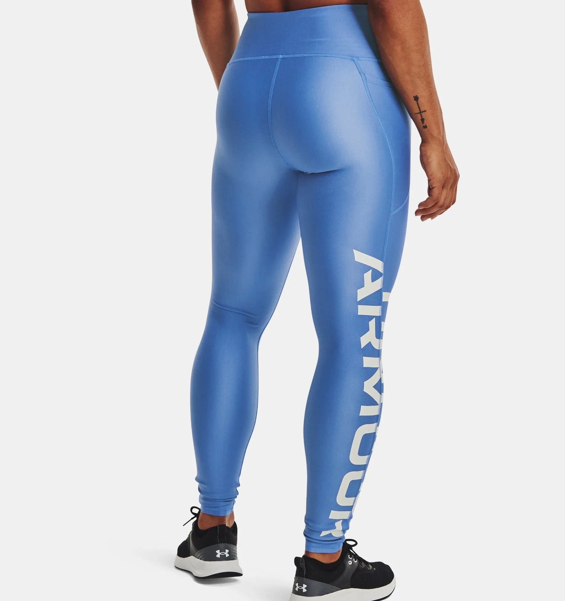 HEATGEAR ARMOUR NO-SLIP WAISTBAND BRANDED FULL-LENGTH LEGGINGS