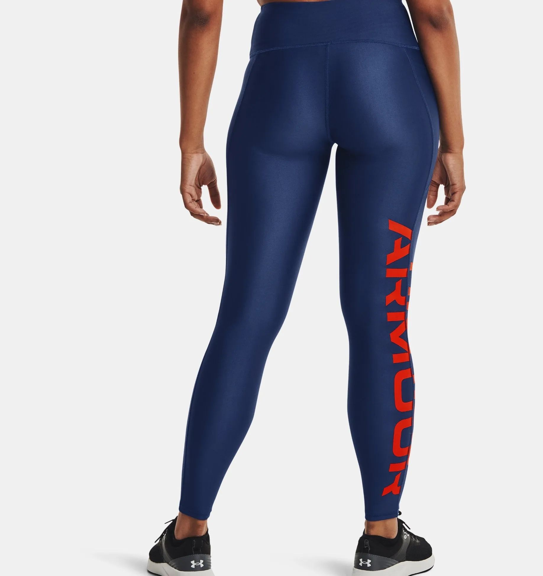HEATGEAR ARMOUR NO-SLIP WAISTBAND BRANDED FULL-LENGTH LEGGINGS