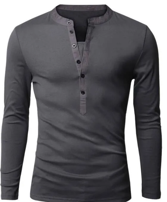 High Fashion Long Sleeve Men Polo Men Cotton Casual Breathable Fitness Boss Men Polo Shirts 3 Colors