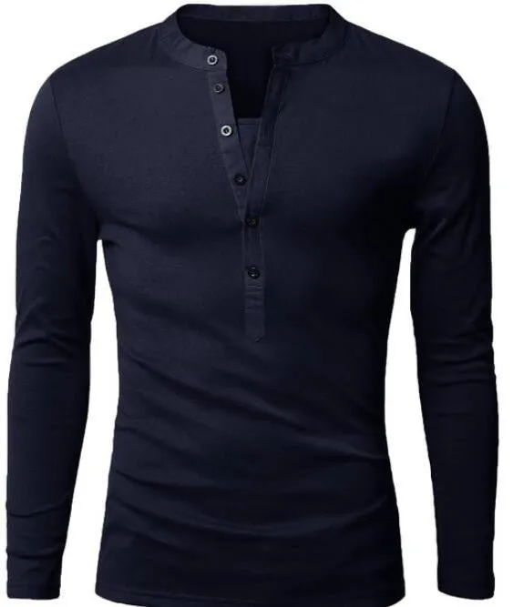 High Fashion Long Sleeve Men Polo Men Cotton Casual Breathable Fitness Boss Men Polo Shirts 3 Colors