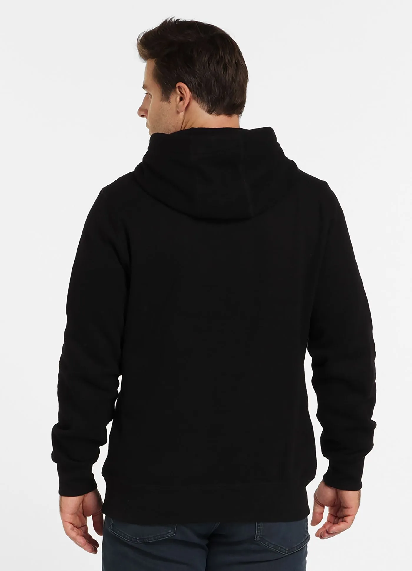 Hilltop Men's Hoodie - Black