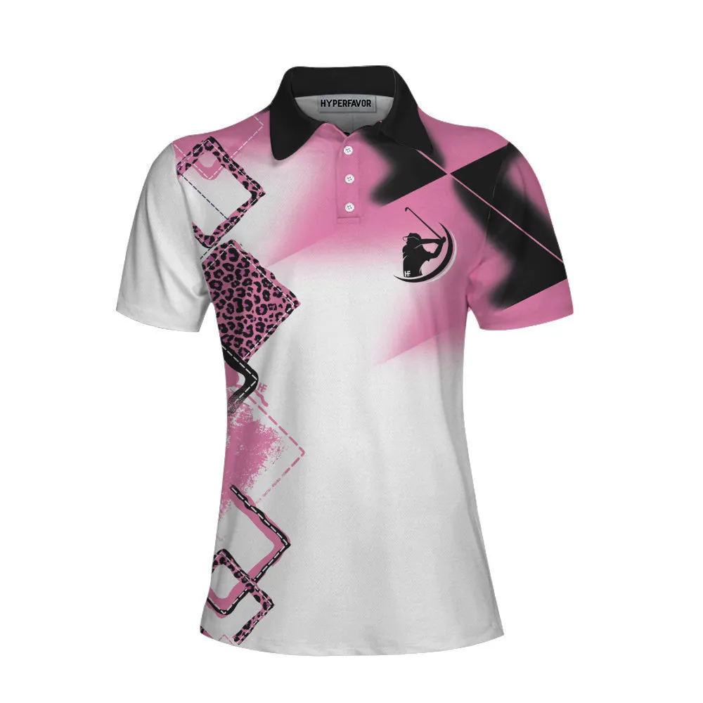 I Searched My Symptoms Turns Out I Just Need To Play Golf Pink Ver Short Sleeve Women Polo Shirt, Golf Shirt For Ladies
