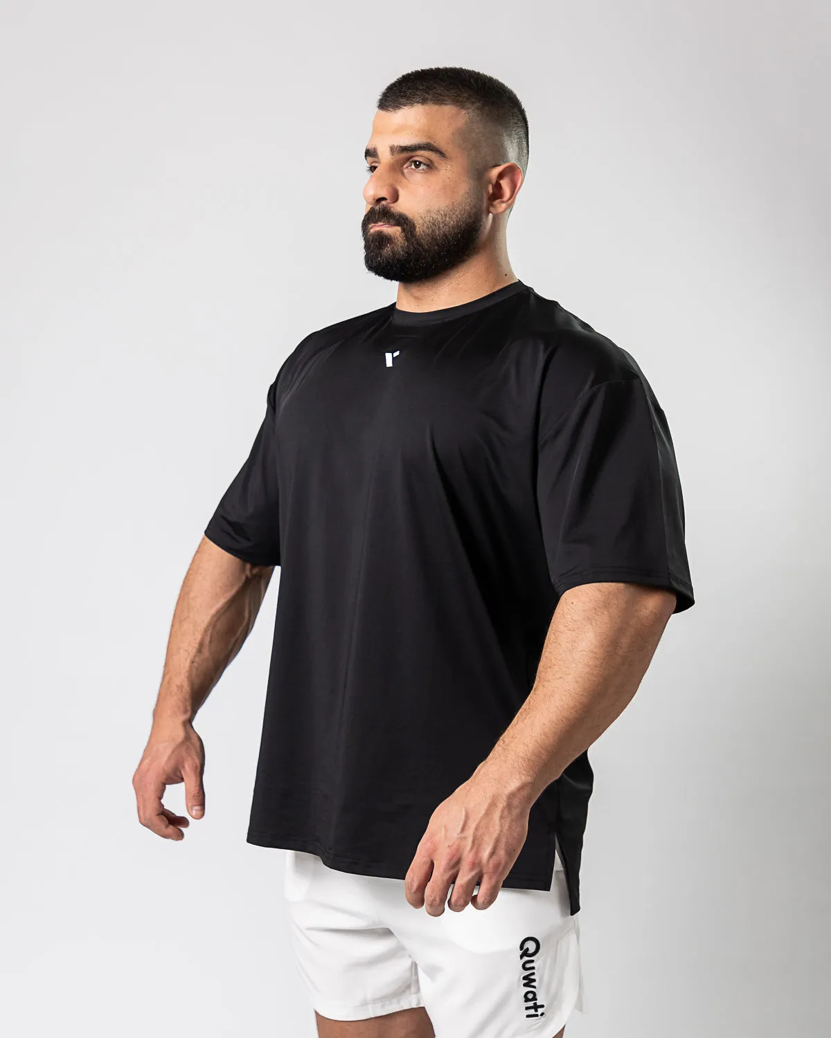 Icon Oversized Tee-Black
