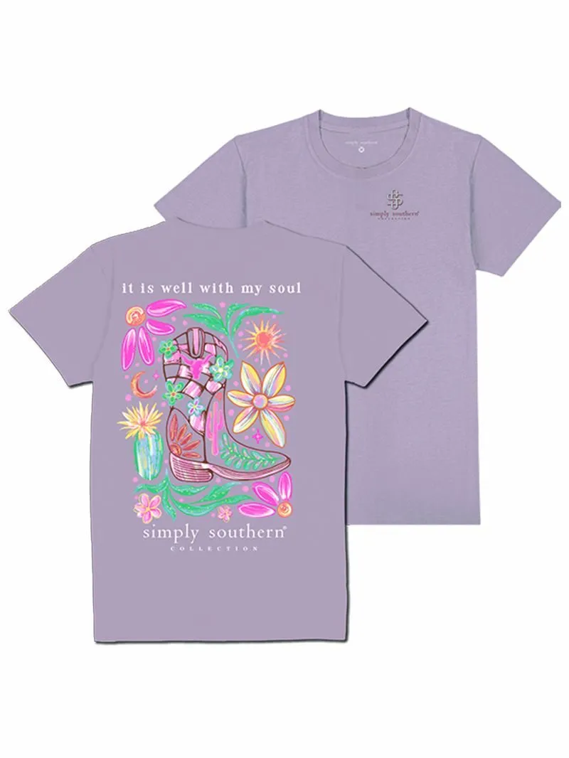 'It Is Well With My Soul' Short Sleeve Tee by Simply Southern