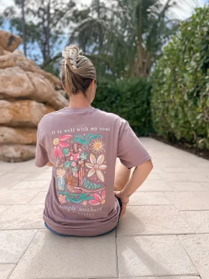 'It Is Well With My Soul' Short Sleeve Tee by Simply Southern