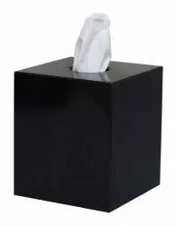 Jet Black Marble Tissue Cover