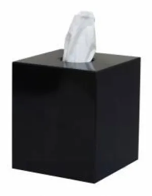 Jet Black Marble Tissue Cover