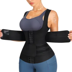 Junlan Double Straps Tummy Control  Sauna Vest