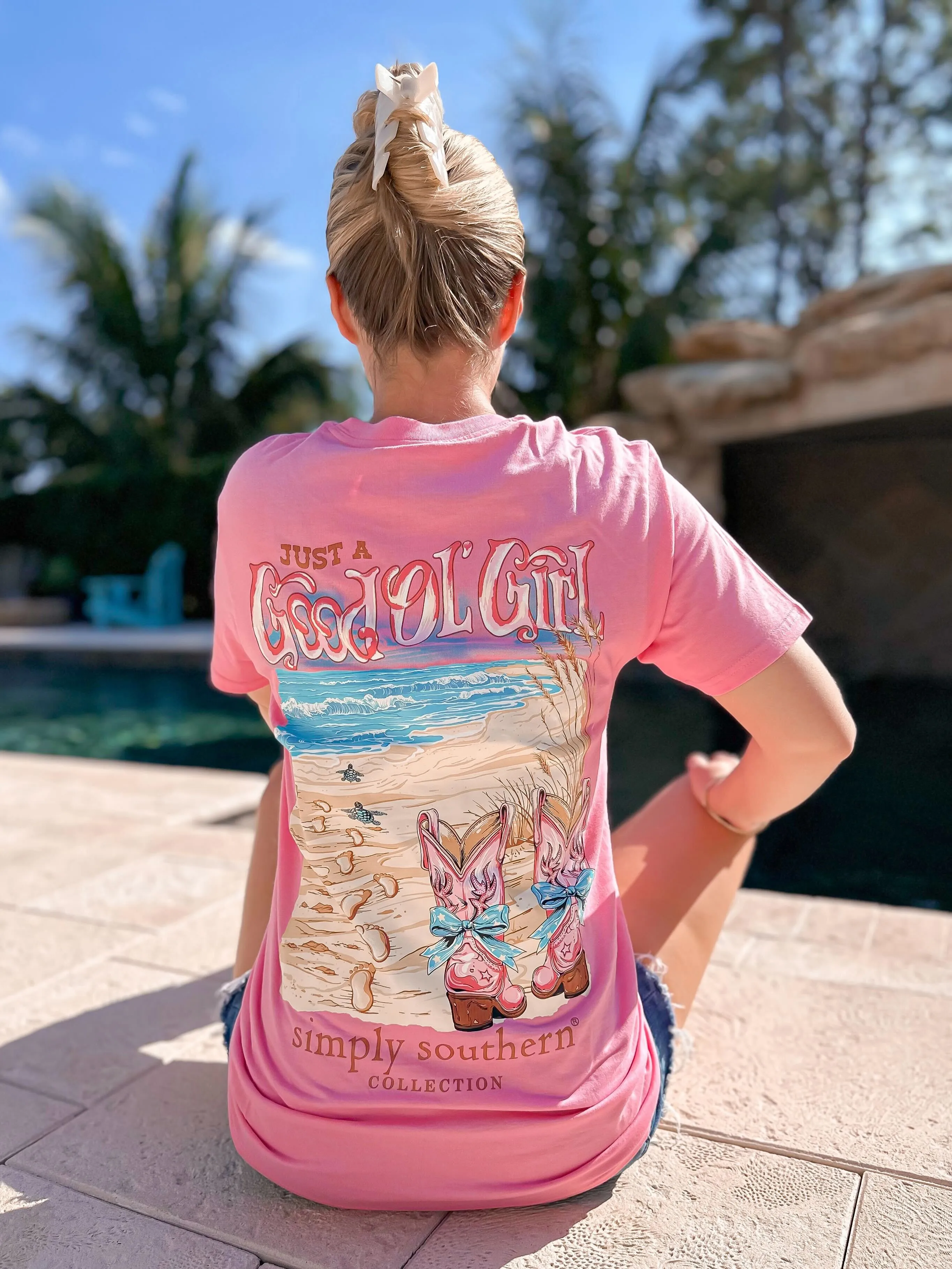 'Just A Good Ol Girl' Short Sleeve Tee by Simply Southern
