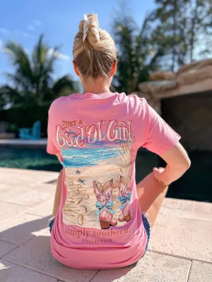 'Just A Good Ol Girl' Short Sleeve Tee by Simply Southern