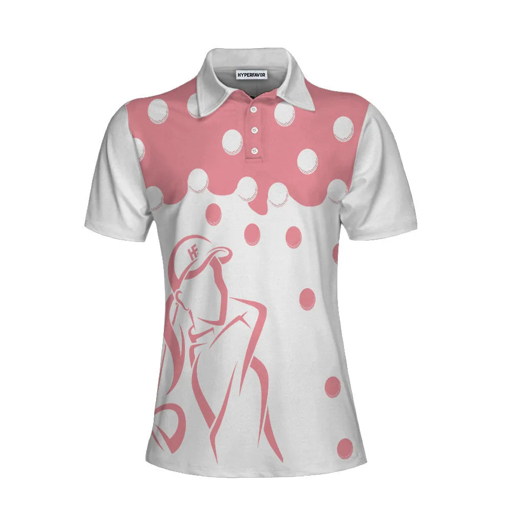 Just Call Me Pretty And Take Me Golfing Short Sleeve Women Polo Shirt, Golf Shirt For Ladies