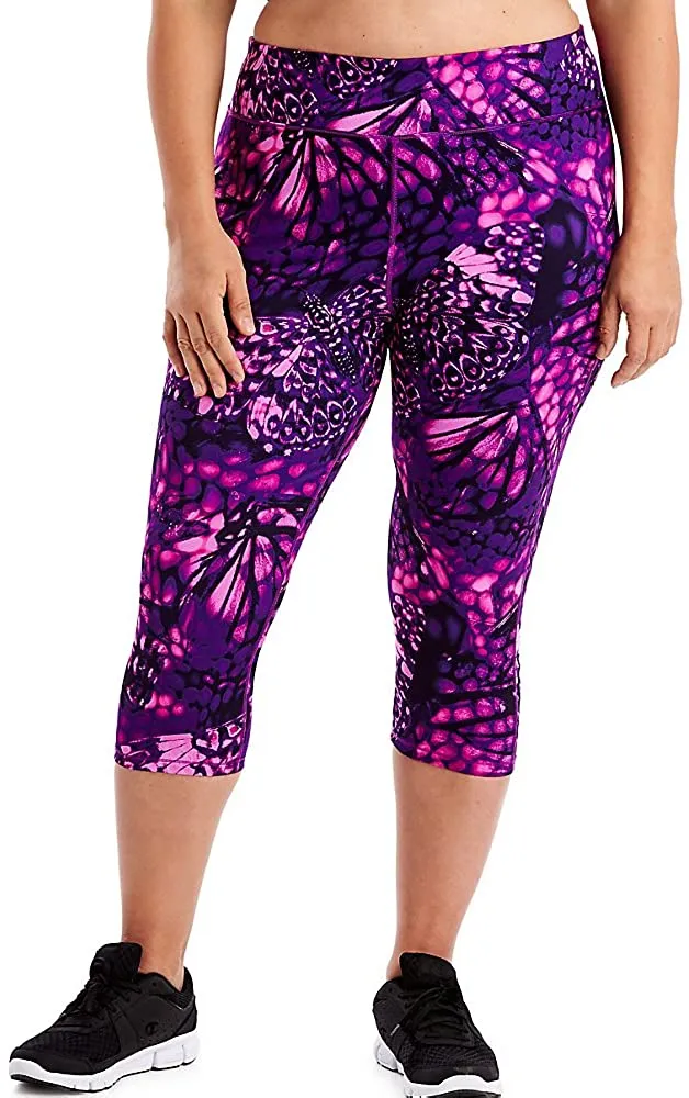 JUST MY SIZE Women's Plus Size Active Stretch Capri