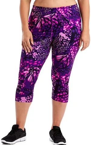 JUST MY SIZE Women's Plus Size Active Stretch Capri