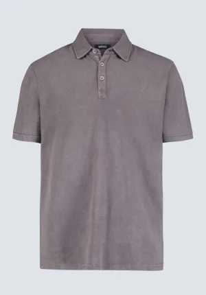 Kabold Men's Classic Polo, Charcoal - BM24515