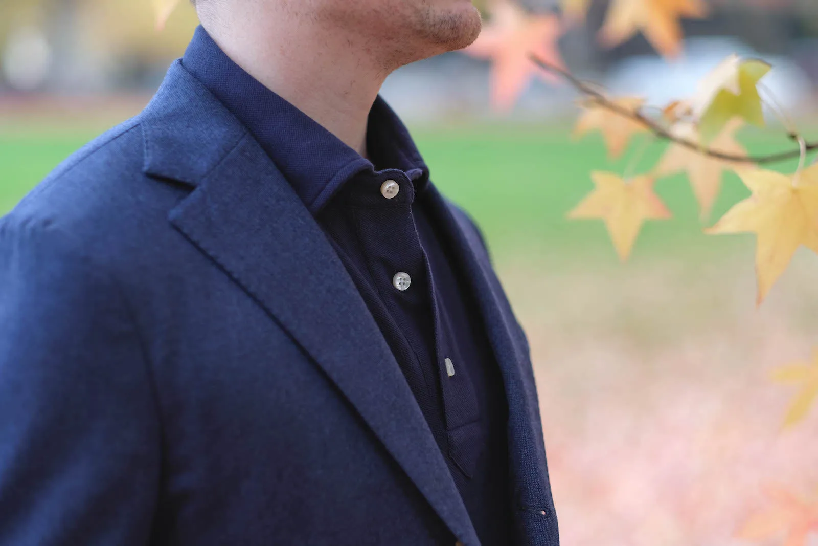 Long-Sleeve Polo