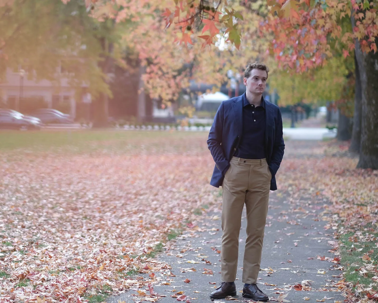 Long-Sleeve Polo