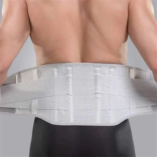 Men Cloth Mesh Breathable Fitness Support Belt
