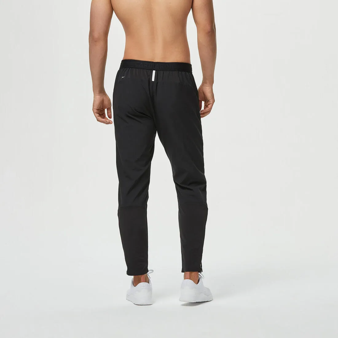 Men's Breathable Slim-Fit Performance Fitness Bottoms - Solid