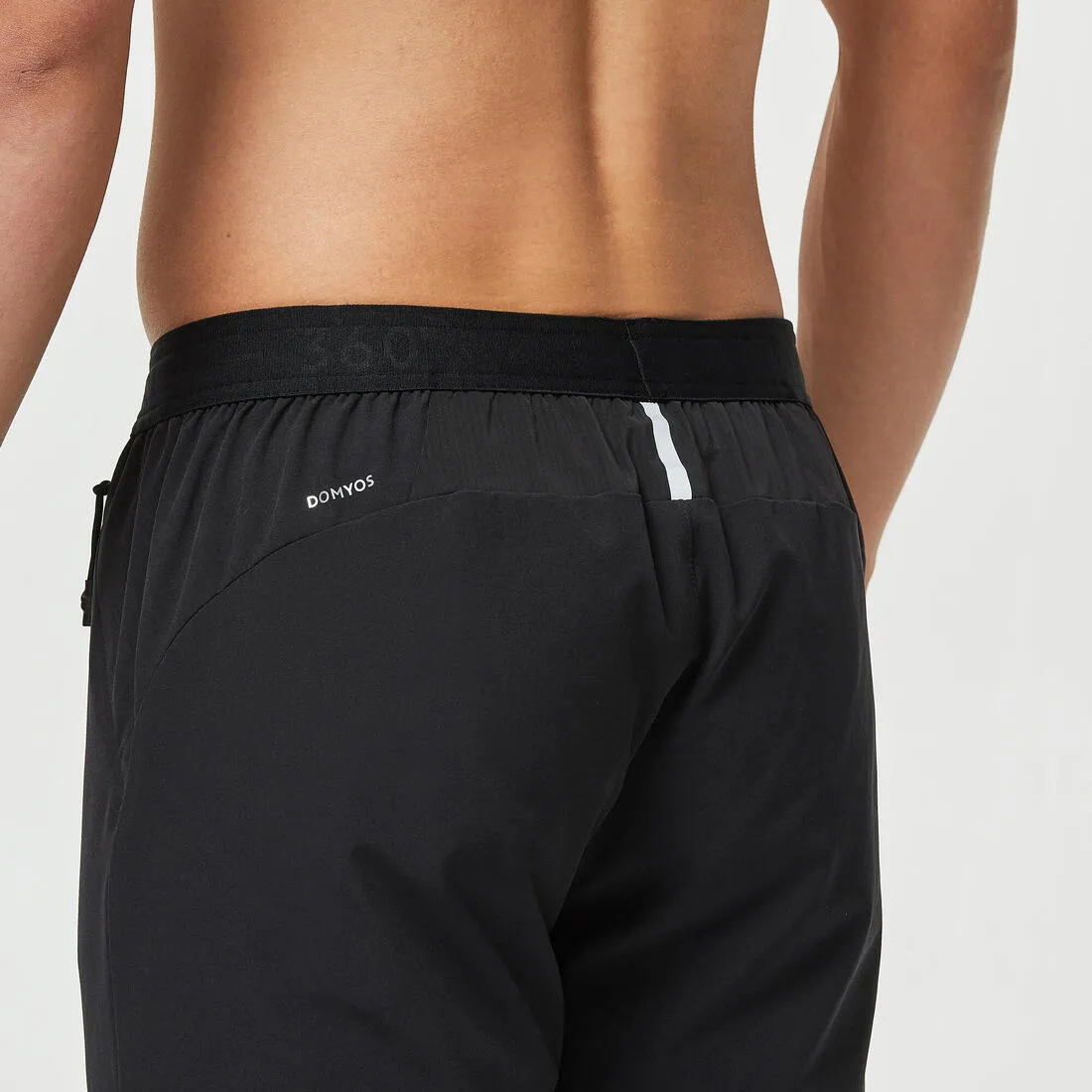 Men's Breathable Slim-Fit Performance Fitness Bottoms - Solid