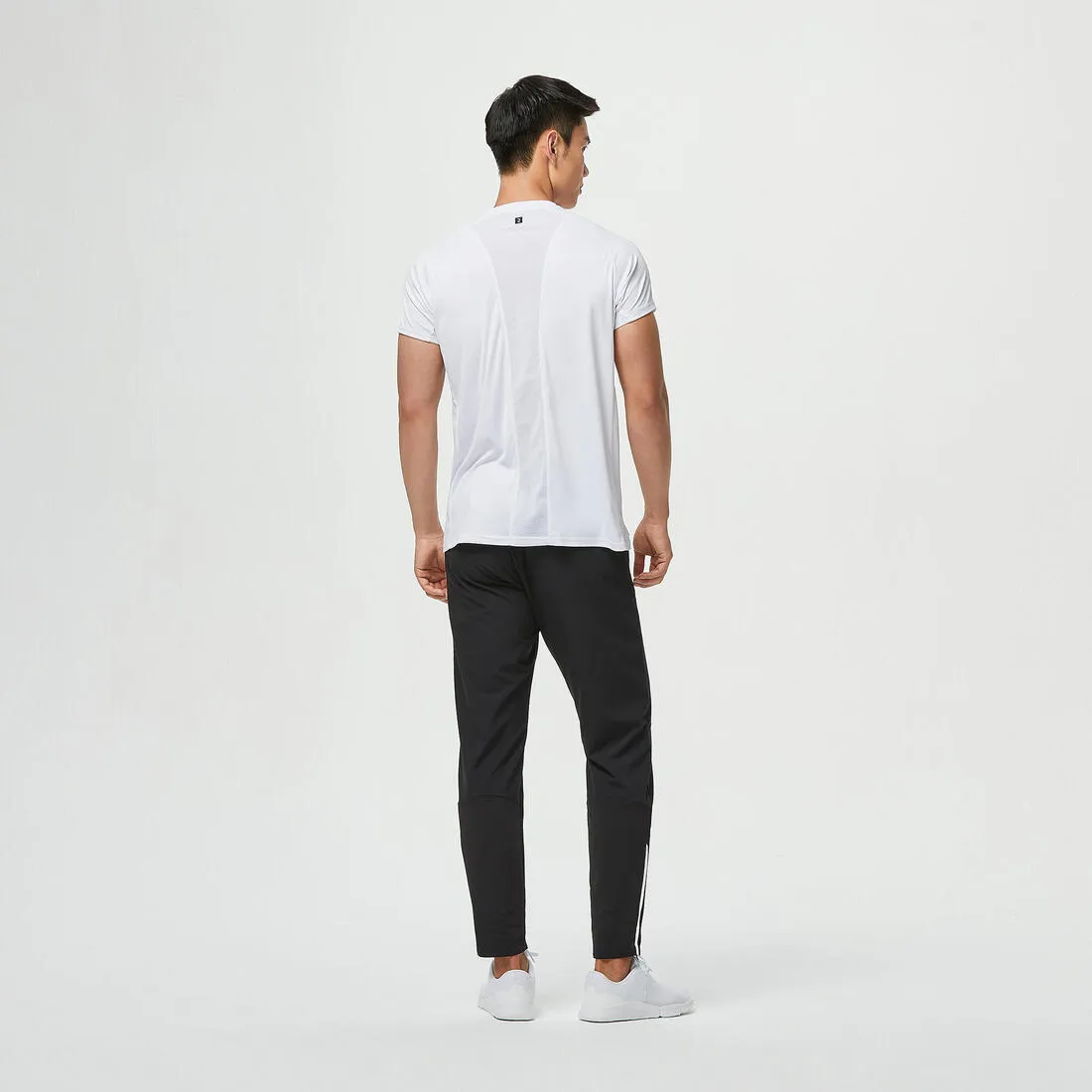 Men's Breathable Slim-Fit Performance Fitness Bottoms - Solid